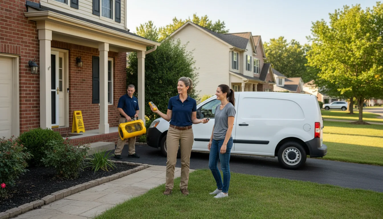 Water restoration image for Dehumidification And Cleanup Services in Clearmont, MO